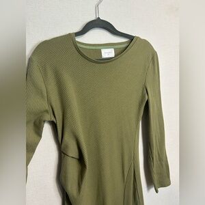 By•nicola cerelia ribbed midi dress